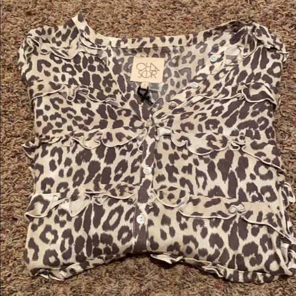 Chaser leopard print blouse - Picture 5 of 5
